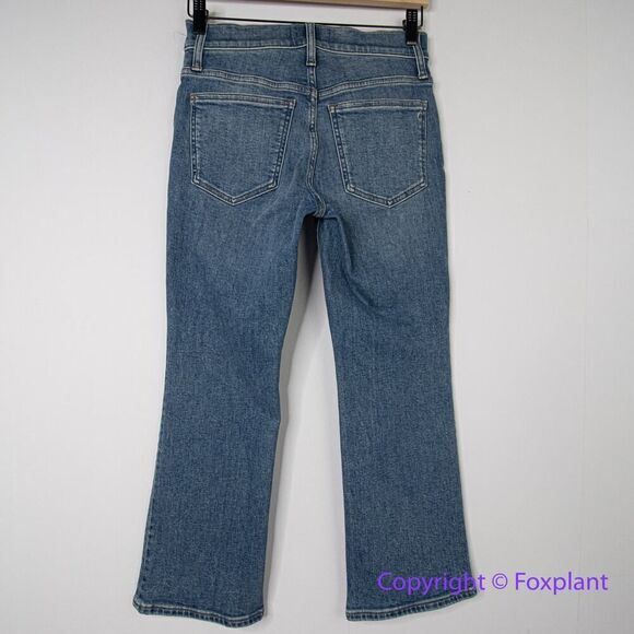 New! Madewell Petite Kick‎ Out Crop Jeans oneida wash, size 26P - Picture 8 of 15